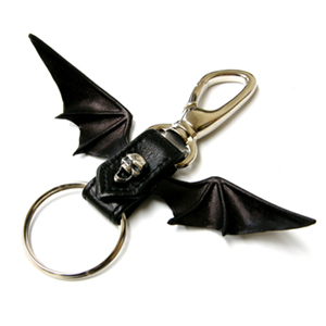BAT WING キーホルダー C - SKULL STUDS