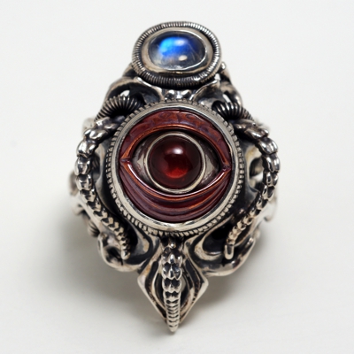 炎の眼　シルバー×オリハルコン　JAP工房 炎の眼 - シルバー×オリハルコン