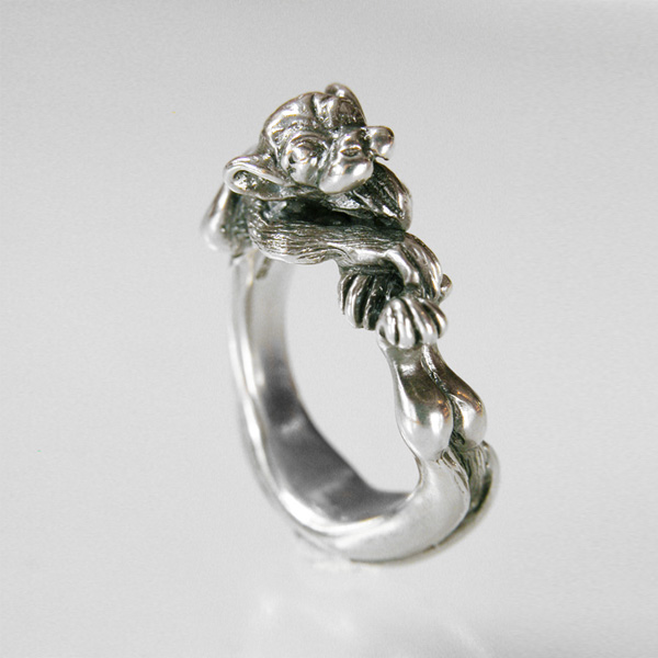 神戦士の御神輪 戦場を支配した猿の指輪　プラクルアン　22号　指輪　リング 猿リング