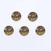 聖飢魔II 40周年記念ボタン 5個セット ゴールド S