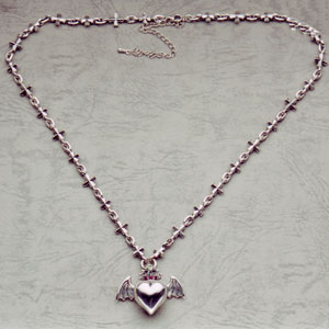 Holy Barbara Iron Cross Pendant