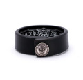 Silver Button Wristband (emblem)