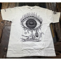 時の黒猫 Tシャツ TEARS ホワイト