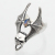 Skull & Bat Wing Ring