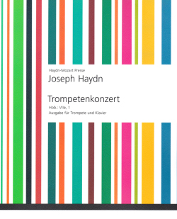 Haydn トランペット協奏曲 原典版 2019