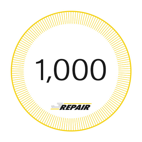 1000円分修理