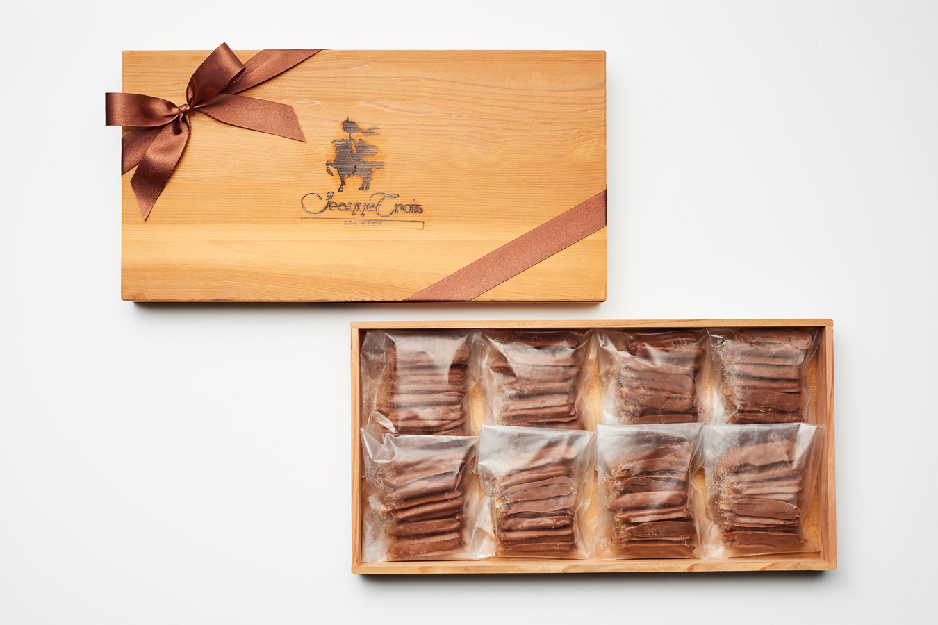 ジャンヌトロワ｜木箱 サブリナ8 （90g 8袋）｜レモンピール ミルク