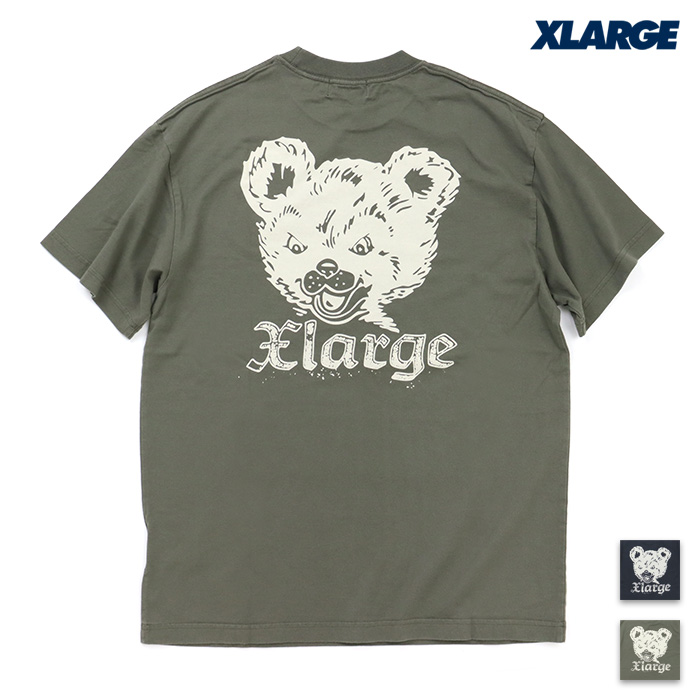 XLARGE エクストララージ Tシャツ BEAR SS TEE 半袖Tシャツ ベアー 101261011022