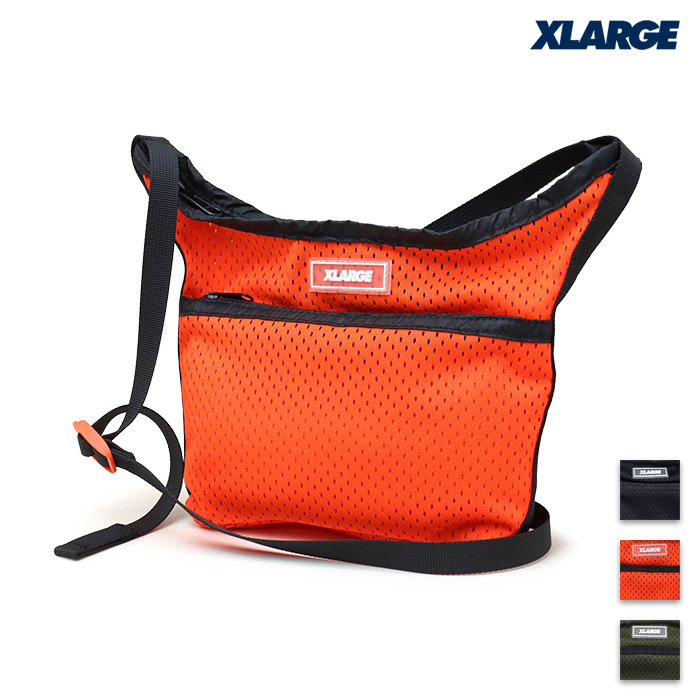 XLARGE エクストララージ バッグ MESH SHOULDER BAG メッシュ ショルダーバッグ 101262053002