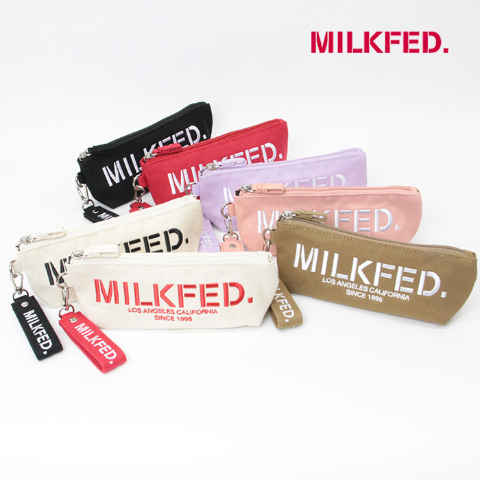 MILKFED　ミルクフェド　　STENCIL LOGO PENCIL CASE 　ペンシルケース103213054005