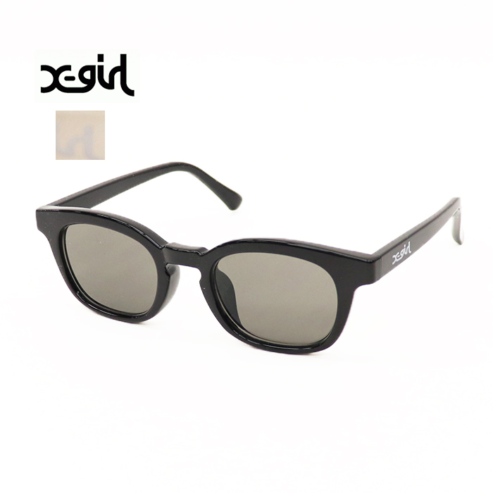X-girl エックスガール MILLS LOGO WELLINGTON SUNGLASSES105251054023