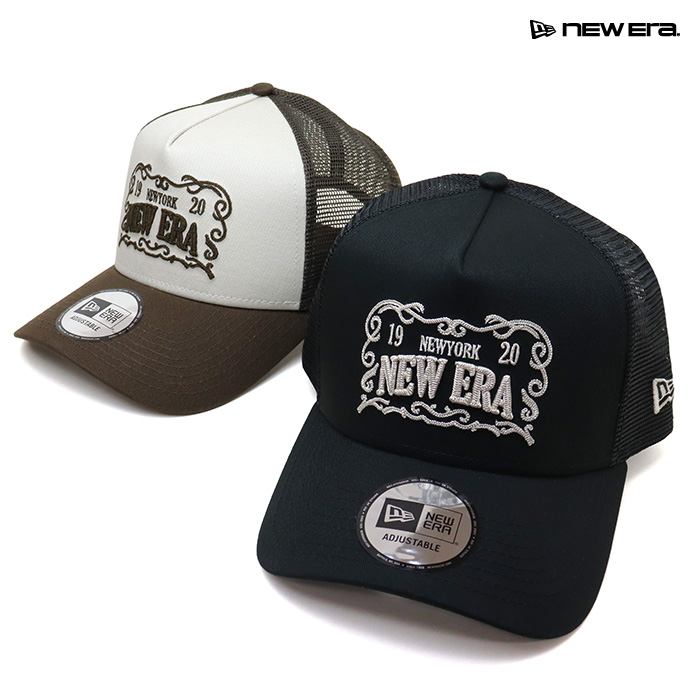 NEW ERA&reg; ニューエラ キャップ 9FORTY A-Frame トラッカー Frame Logo フレームロゴ 14744924 14744926