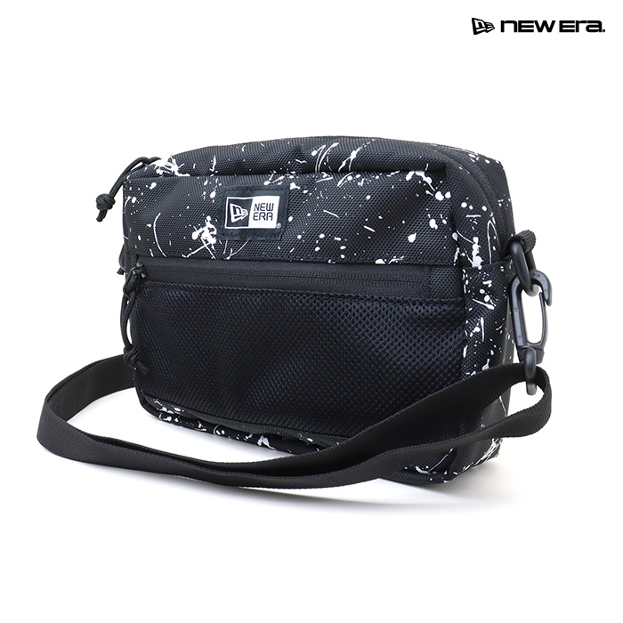NEW ERA&reg; ニューエラ バッグ Shoulder Pouch L 2L ショルダーポーチ ラージ 2L スプラッシュプリント ブラック 14750858