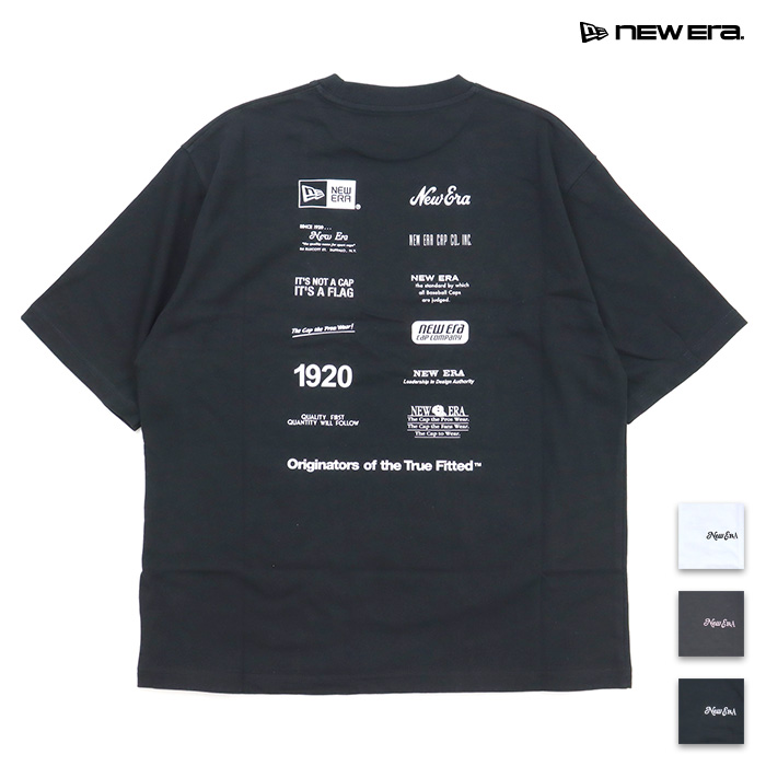 NEW ERA&reg; ニューエラ Tシャツ SS Oversized Cotton Tee 半袖 オーバーサイズド コットン Tシャツ Logo Archive ロゴアーカイブ 14856671 14856672 14856674