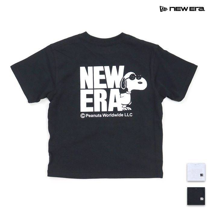 NEW ERA&reg; ニューエラ キッズ Tシャツ Youth SS Cotton Tee 半袖 コットン Tシャツ Vintage PEANUTS ピーナッツ JOE COOL ジョー・クール 14865830 14865831