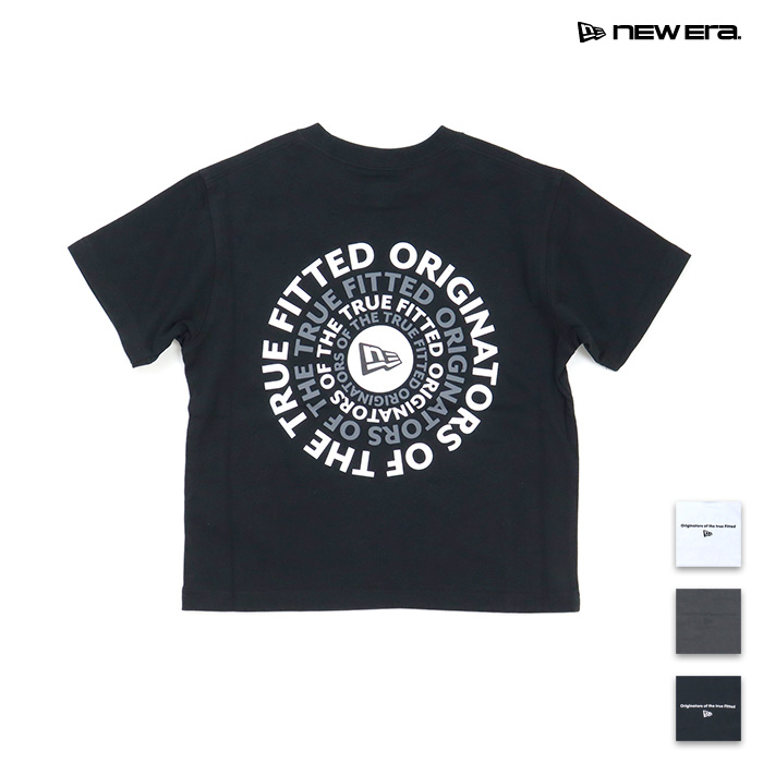 NEW ERA&reg; ニューエラ キッズ Tシャツ Youth SS Cotton Tee 半袖 コットン Tシャツ Circle OOTTF ロゴ 14865834 14865835 14865836