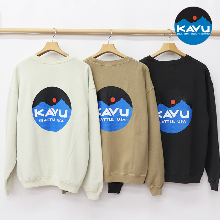 KAVU カブー カブー メンズ マウンテンロゴスウェット19823016