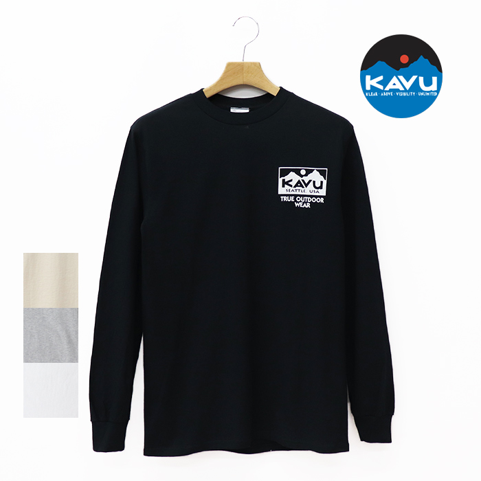 KAVU カブー カブー メンズ トゥルーロゴ ロングスリーブ Tシャツ 19823029