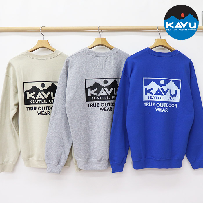 KAVU カブー カブー メンズ トゥルーロゴ スウェット198230