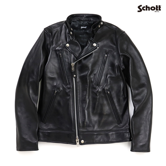 Schott ショット ジャケット NEW DOUBLE BREAST RIDERS ダブル ブレスト ライダース 3101048（782-5950010）