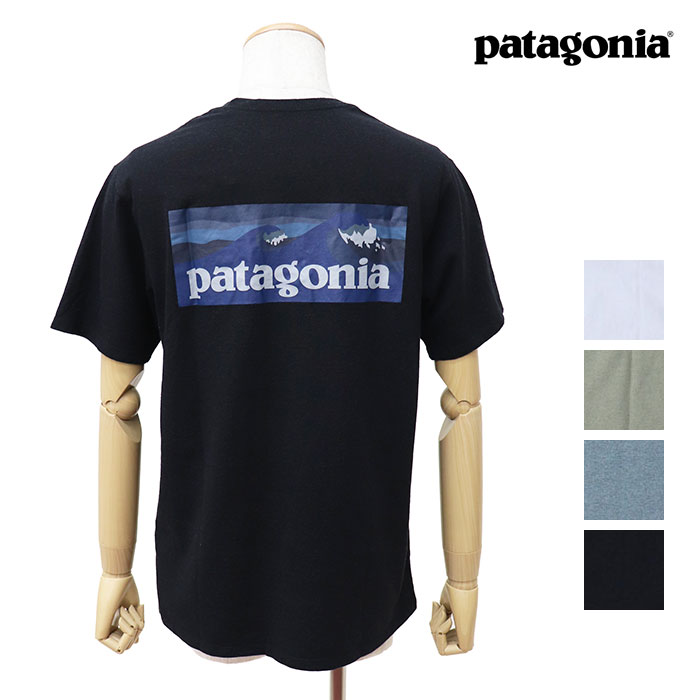 patagonia パタゴニア 半袖Tシャツ メンズ・ボードショーツ・ロゴ・ポケット・レスポンシビリティー 37655
