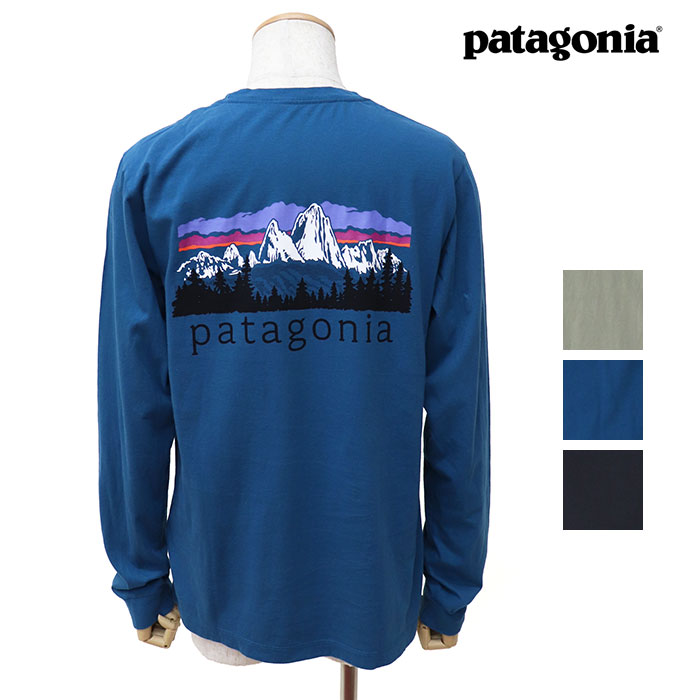 patagonia パタゴニア 長袖Ｔシャツ メンズ・ロングスリーブ・フィッツロイ・フットヒルズ・Tシャツ 37893
