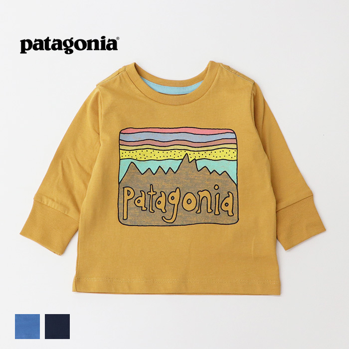 ベビー・ロングスリーブ・リジェネラティブ・オーガニック・サーティファイド・コットン・フィッツロイ・スカイズ・Tシャツ