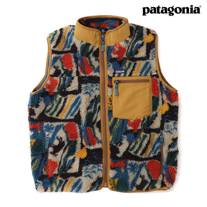 patagonia パタゴニア キッズ・レトロX・ベスト 65614【カラー：LCDN.Let's Chat: Den Brown】