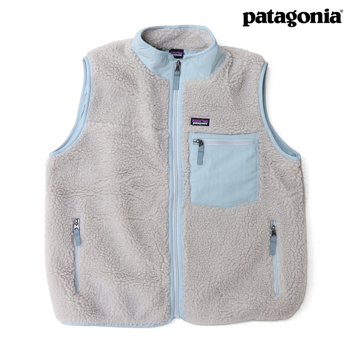 patagonia パタゴニア キッズ・レトロX・ベスト 65614【カラー：NLVB.ナチュラル×バーチャリーブルー】