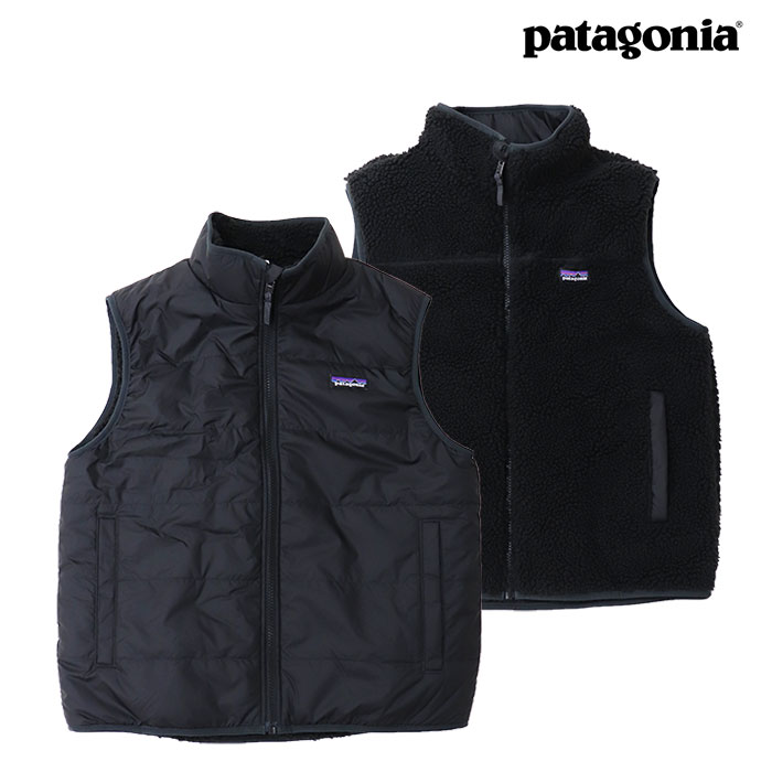 patagonia,パタゴニア,リバーシブルベスト,キッズ,68110