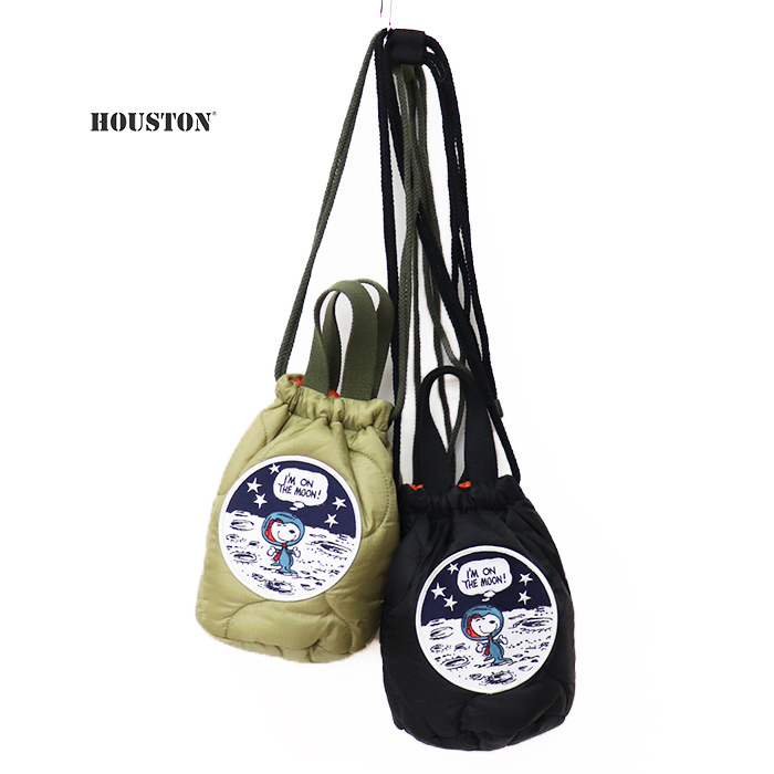 HOUSTON ヒューストン HOUSTON×PEANUTS キルティングエフェクトバッグ 6887
