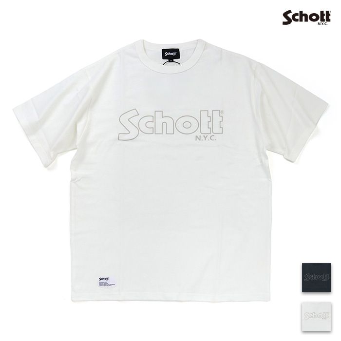 Schott ショット Tシャツ T-SHIRT BASIC LOGO Tシャツ ベーシックロゴ 782-5934003