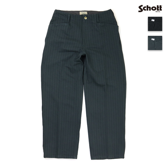 Schott,ショット,ストライプフリスコパンツ,782-6910003