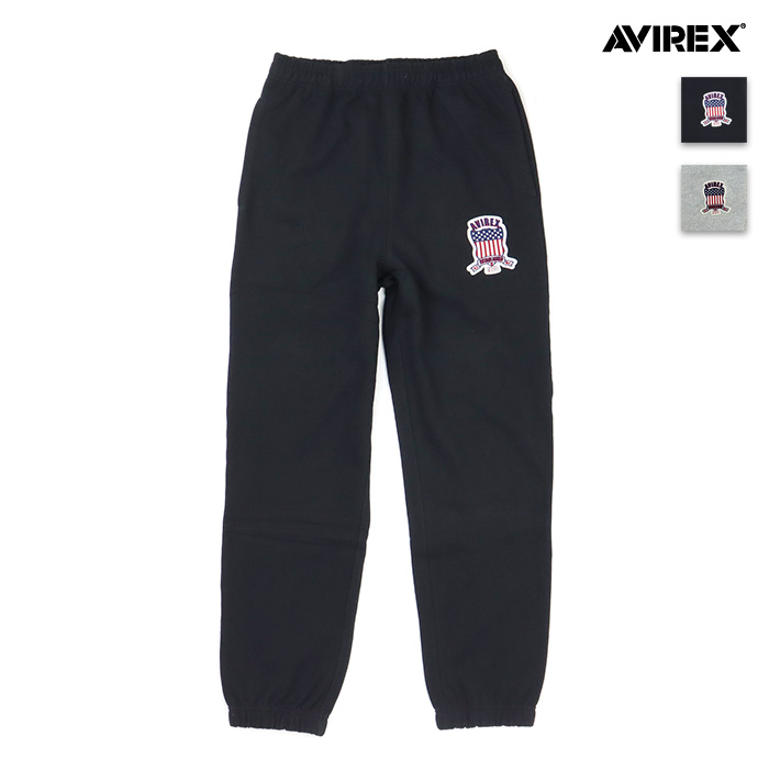AVIREX アヴィレックス スウェット SIGNATURE VARSITY LOGO SWEAT PANTS シグネチャー バーシティーロゴ スウェットパンツ 783-6910025