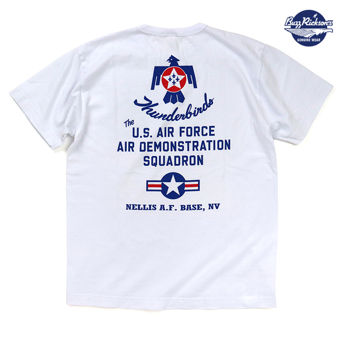 BUZZ RICKSON'S バズリクソンズ 半袖プリントTシャツ THUNDERBIRDS BR79705
