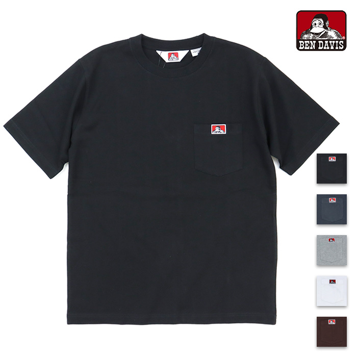 BEN DAVIS ベンデイビス Tシャツ BEN’S POCKET TEE 半袖ポケットTシャツ C-26580000