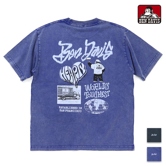 BEN DAVIS ベンデイビス Tシャツ TAGGING VNTG TEE (UF) 半袖プリントTシャツ C-26580012