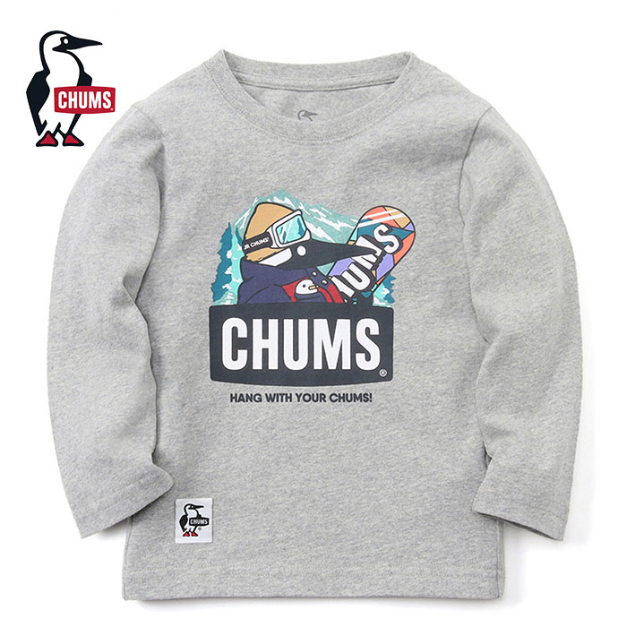 【SALE セール 20％OFF】CHUMS チャムス キッズ Kids Snowboarding Booby LS T-Shirt キッズスノーボーディングブービーロングスリーブTシャツ 長袖Tシャツ CH21-1252
