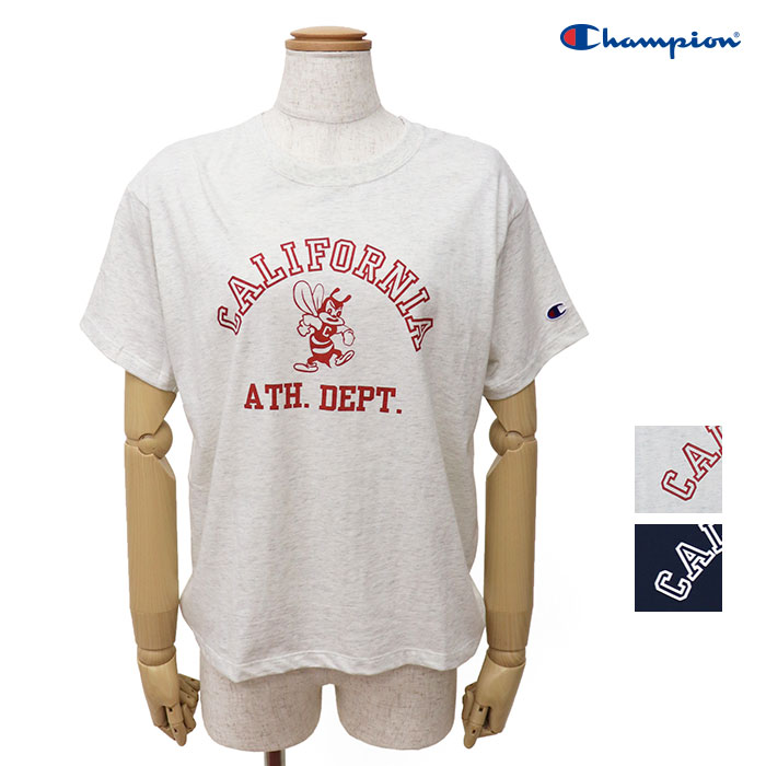 Champion チャンピオン レディース ショートスリーブTシャツ 『CALIFORNIA ATH. DEPT.』 CW-D325