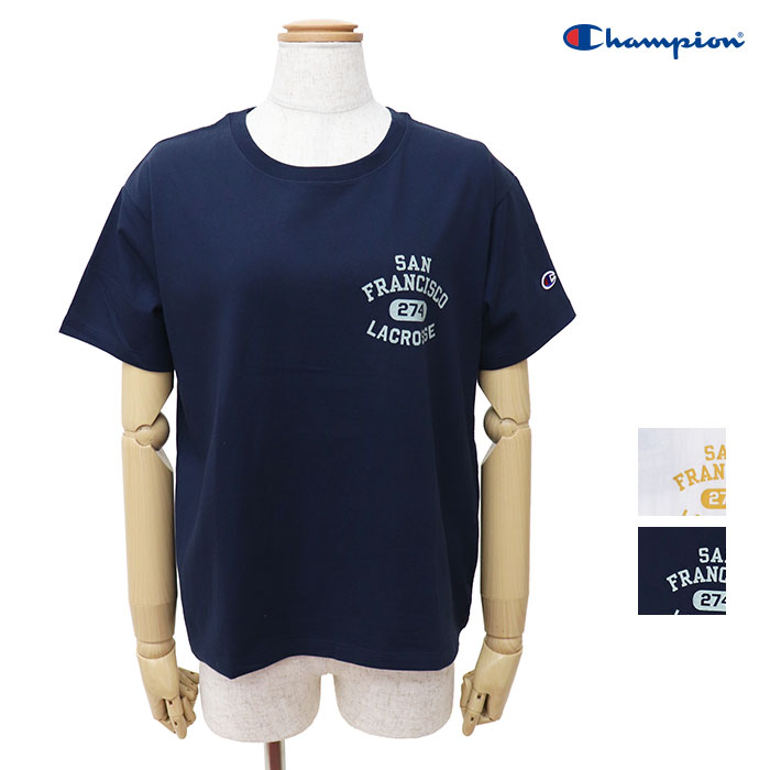 Champion チャンピオン レディース ショートスリーブTシャツ 『SAN FRANCISCO LACROSSE』 CW-D326
