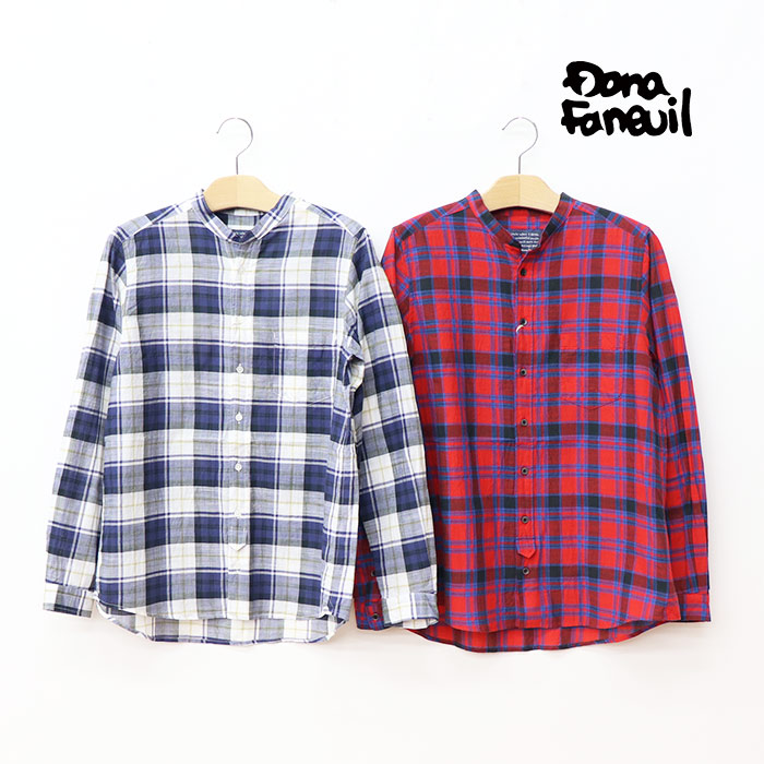 Dana Faneuil ダナファヌル レディース マドラスチェック長袖シャツ D-6323114