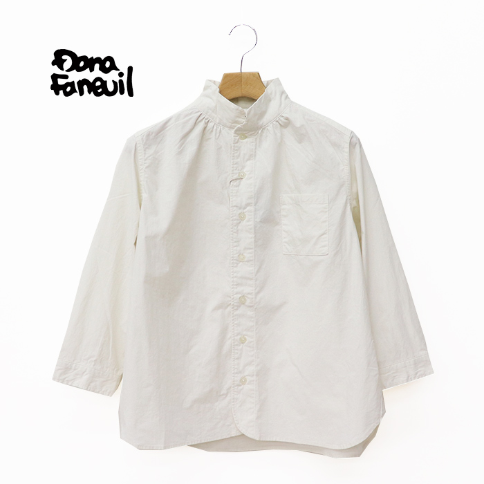 Dana Faneuil ダナファヌル レディース ハーブファブリックライトポプリン7分袖シャツ D-6325530