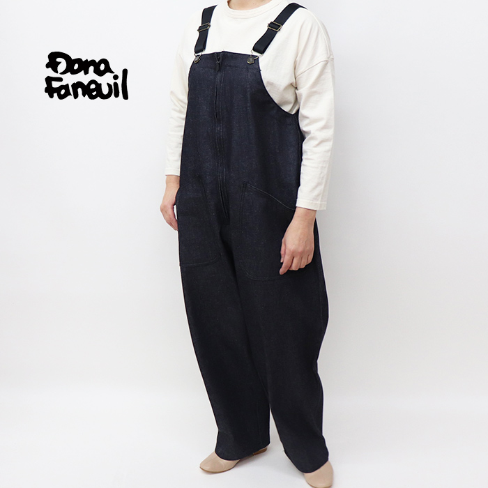 Dana Faneuil ダナファヌル レディース デニムオーバーオール D-9125123