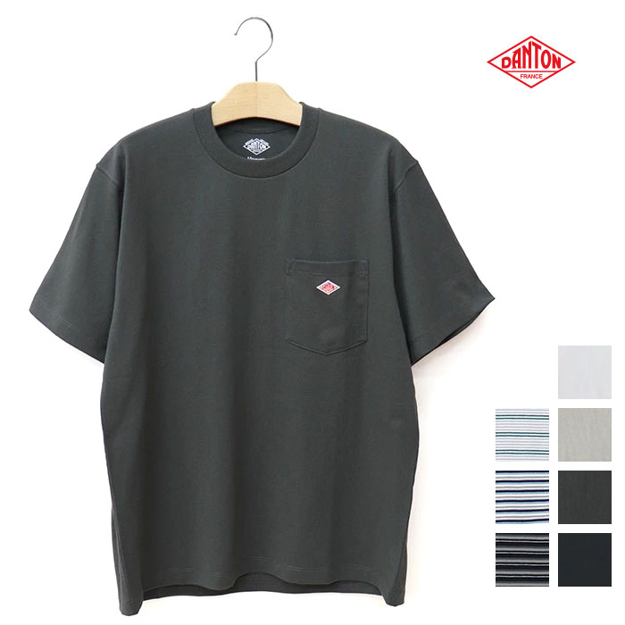 DANTON,ダントン,半袖Tシャツ,DT-C0198TCB