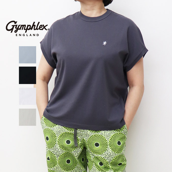 Gymphlex ジムフレックスクルーネックスリーブレスプルオーバー GY-C0361FLK