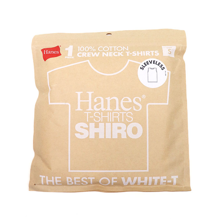 Hanes T-SHIRTS SHIRO ヘインズ Tシャツ シロ スリーブレスTシャツ HM3-D201