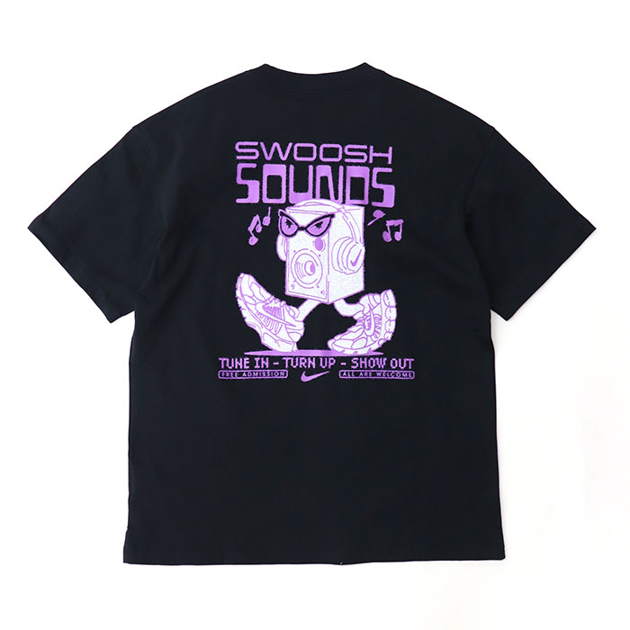 NIKE ナイキ スポーツウェア メンズ スウッシュ サウンズ 半袖Tシャツ ブラック IH1370-010