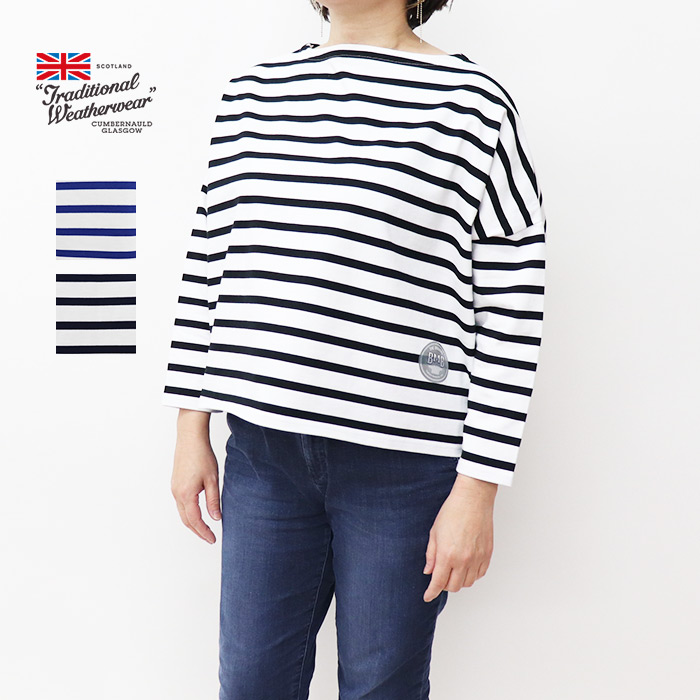 Traditional Weatherwear トラディショナルウェザーウェア LYNE リンボートネックシャツ L251OSJPO0344JA