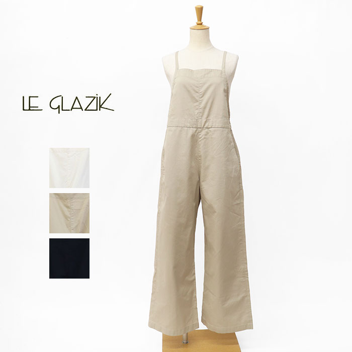 【SALE セール 30％OFF】LE GLAZIK ルグラジック レディース ライトピケ サロペットパンツ WOMEN LG-E0045 LPQ