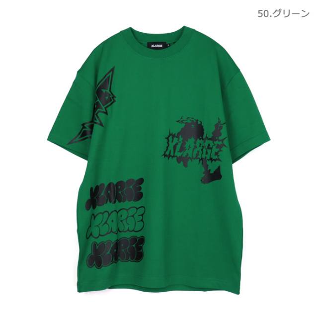 XLARGE エクストララージ 半袖Tシャツ ランダムプリント